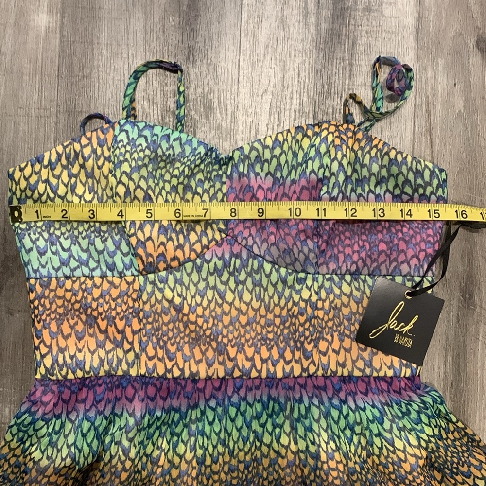 Jack By BB Dakota NWT SZ 6 Animal Core Print.Mardi Gras/ Party - Picture 7 of 12